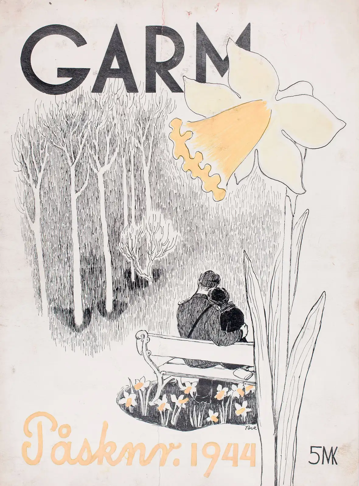 A cover for Garm magazine, 1944